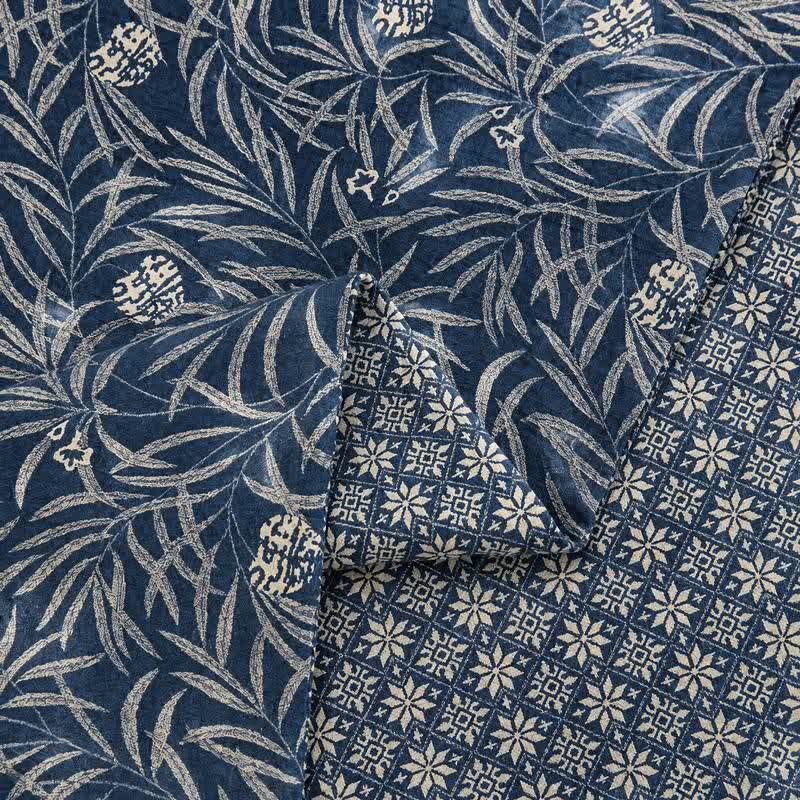 Couette réversible en coton à motif floral botanique Ownkoti - image 5