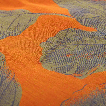 Couette en gaze de coton à feuilles d'automne orange Ownkoti - image 5