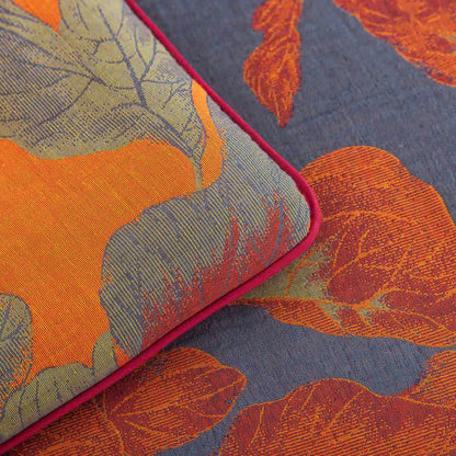 Couette en gaze de coton à feuilles d'automne orange Ownkoti - image 16