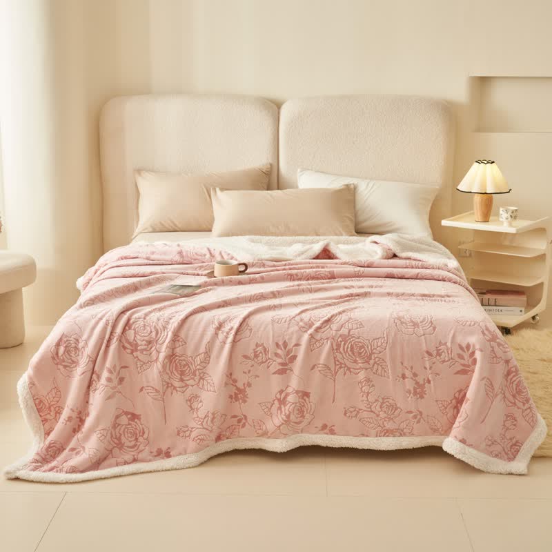 Couverture Ownkoti rose tendre et romantique - image 4