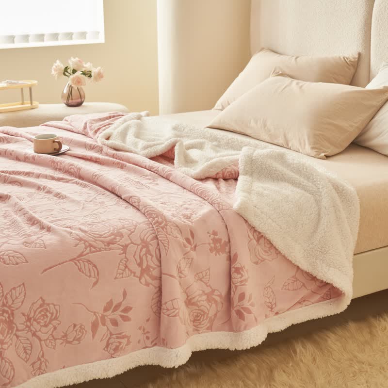 Couverture Ownkoti rose tendre et romantique - image 3
