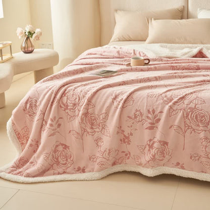 Couverture Ownkoti rose tendre et romantique - image 5