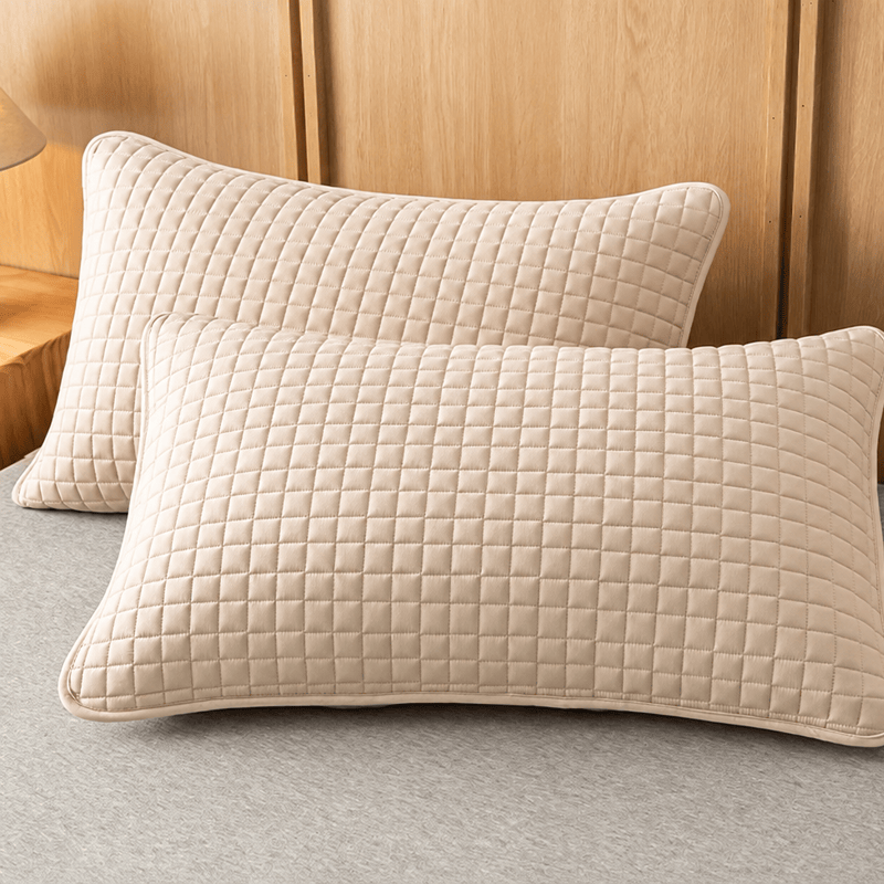 Housse de coussin en coton à carreaux rectangulaires unis Ownkoti - image 10