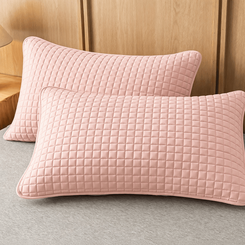 Housse de coussin en coton à carreaux rectangulaires unis Ownkoti - image 6
