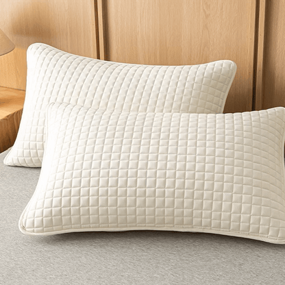 Housse de coussin en coton à carreaux rectangulaires unis Ownkoti - image 2