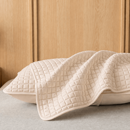 Housse de coussin en coton à carreaux rectangulaires unis Ownkoti - image 11