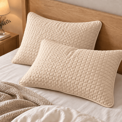 Housse de coussin en coton à carreaux rectangulaires unis Ownkoti - image 9