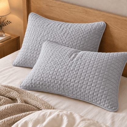 Housse de coussin en coton à carreaux rectangulaires unis Ownkoti - image 13