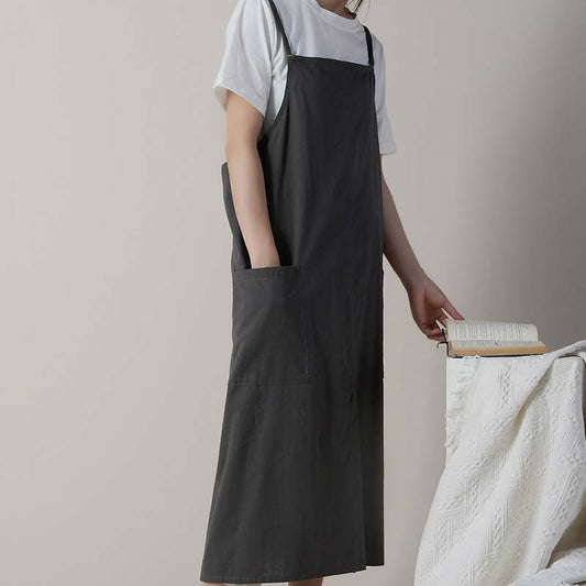 Ownkoti – Tablier en coton imperméable avec poches