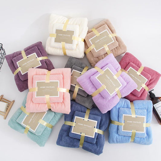 Serviette de bain couleur pure Ownkoti