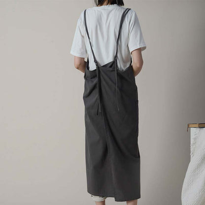 Ownkoti – Tablier en coton imperméable avec poches