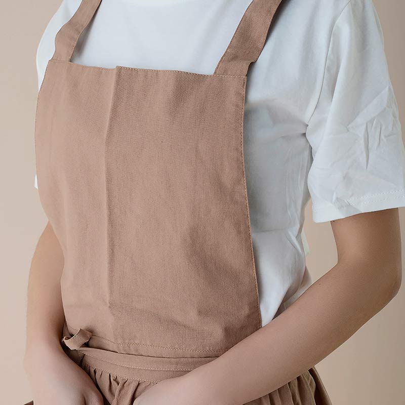 Tablier en coton Ownkoti, tablier imperméable avec poches