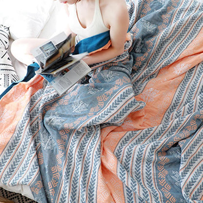 Couette réversible Ownkoti en coton avec structure en épi de blé