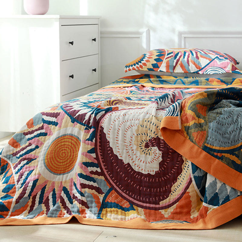 Couverture réversible en coton Ownkoti Nordic