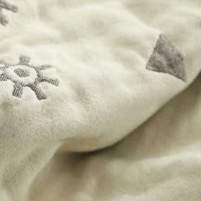 Couette réversible en coton Ownkoti Chic Mandala à motif floral