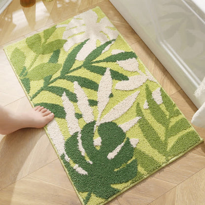Tapis d'entrée doux et antidérapant Ownkoti Palm
