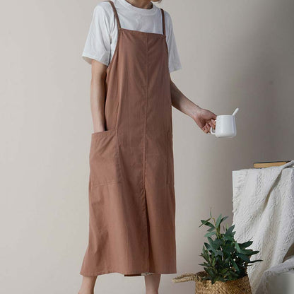 Ownkoti – Tablier en coton imperméable avec poches