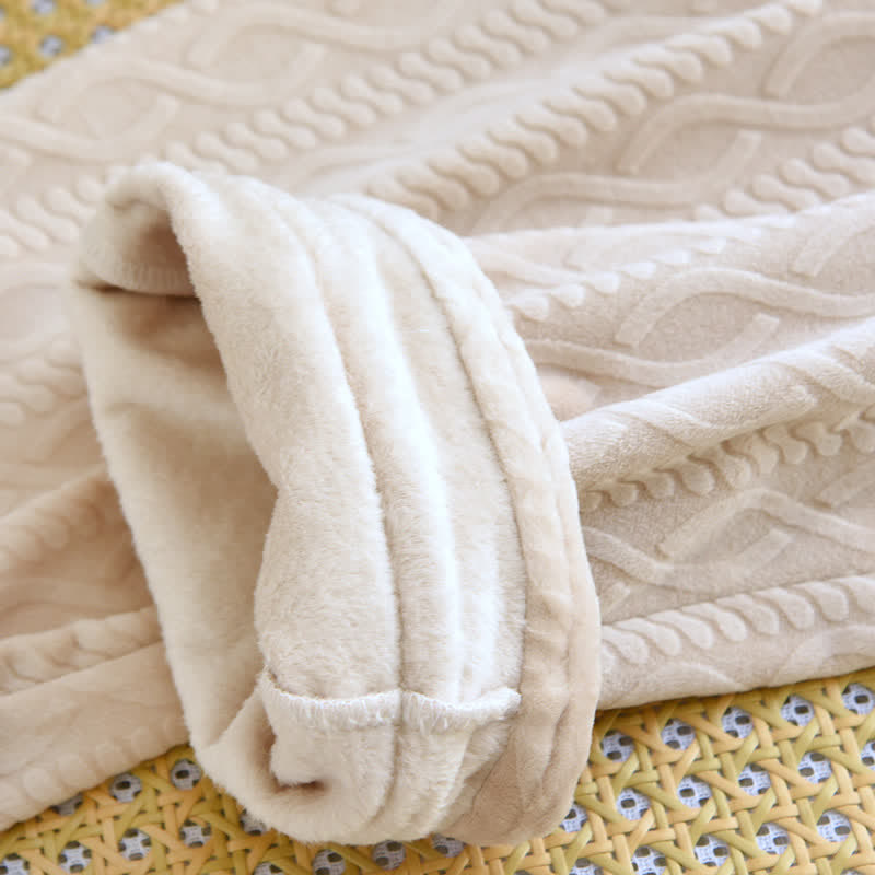 Ensemble pyjama en flanelle de couleur unie avec revers