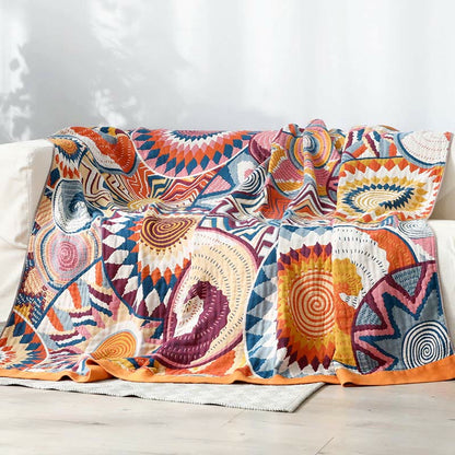 Couverture et serviette de canapé réversibles Ownkoti Nordic