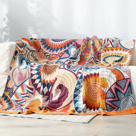 Couverture et serviette de canapé réversibles Ownkoti Nordic