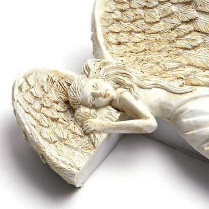 Sculpture de cadre de porte Ownkoti avec ailes d'ange