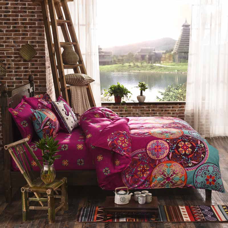 Housse de couette et taie d'oreiller « Juwel Flower »