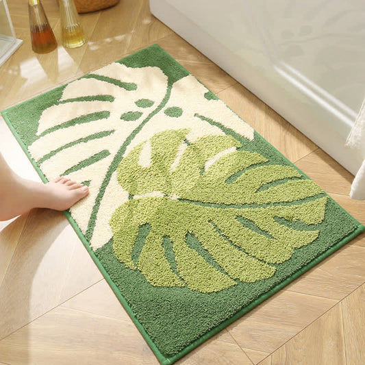 Tapis d'entrée doux et antidérapant Ownkoti Palm