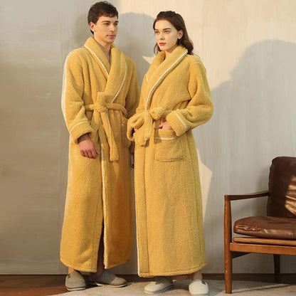 Ownkoti Pyjama polaire confortable, peignoir long - image 4