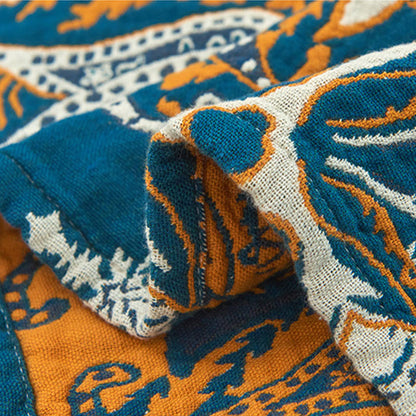 Coussins en coton bohème Ownkoti à motif floral (2 pièces)