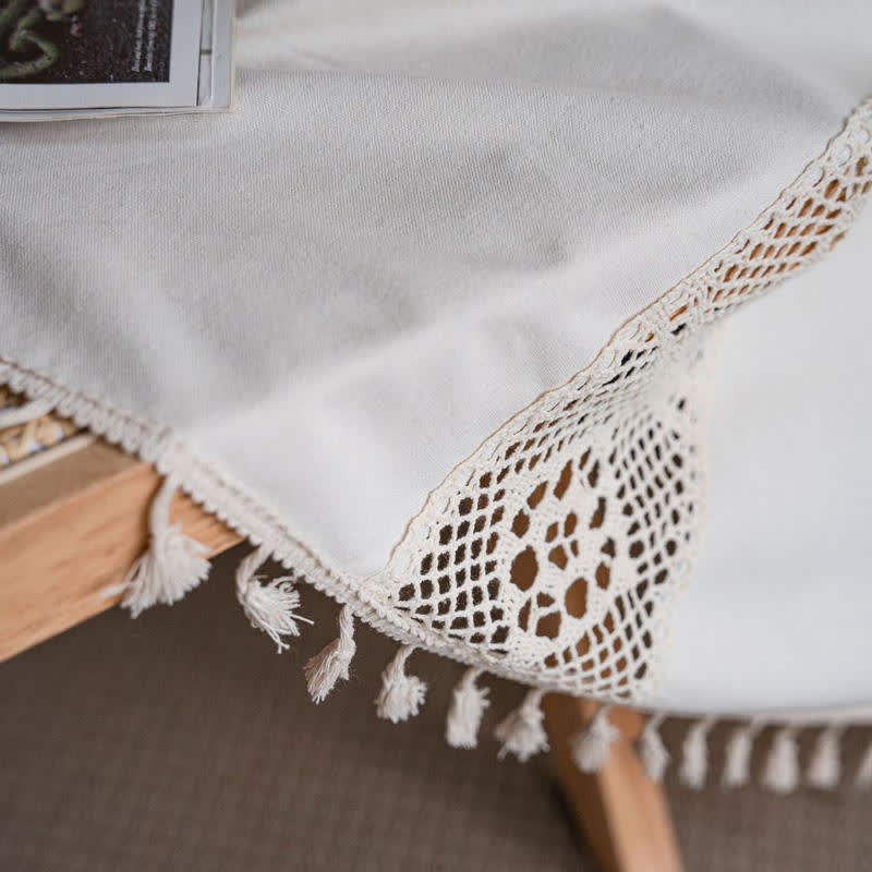 Rideau filtrant la lumière ajouré beige Ownkoti