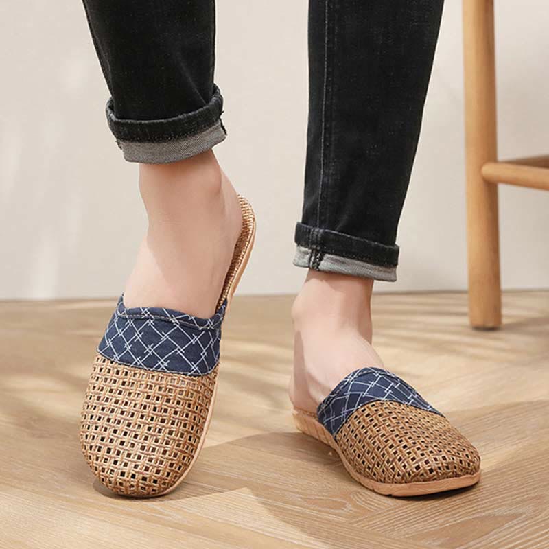 Chaussons plats modernes, creusés et antidérapants