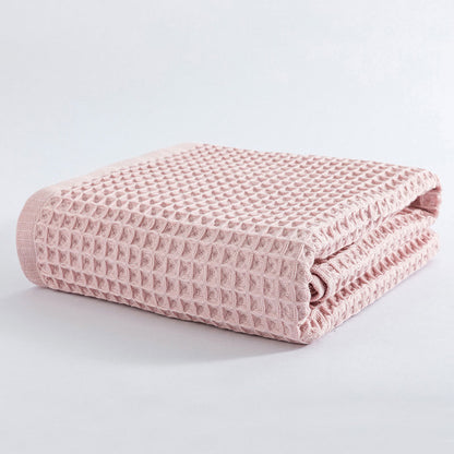 Serviette de bain en coton gaufré respirant Ownkoti