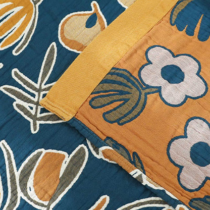 Couverture de canapé à fleurs jaunes, housse de canapé