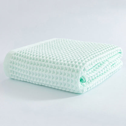 Serviette de bain en coton gaufré respirant Ownkoti