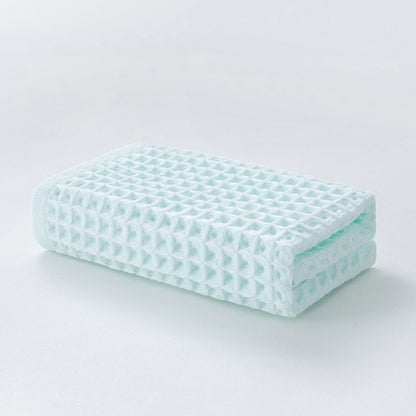 Serviettes en coton gaufré unies Ownkoti (lot de 3)