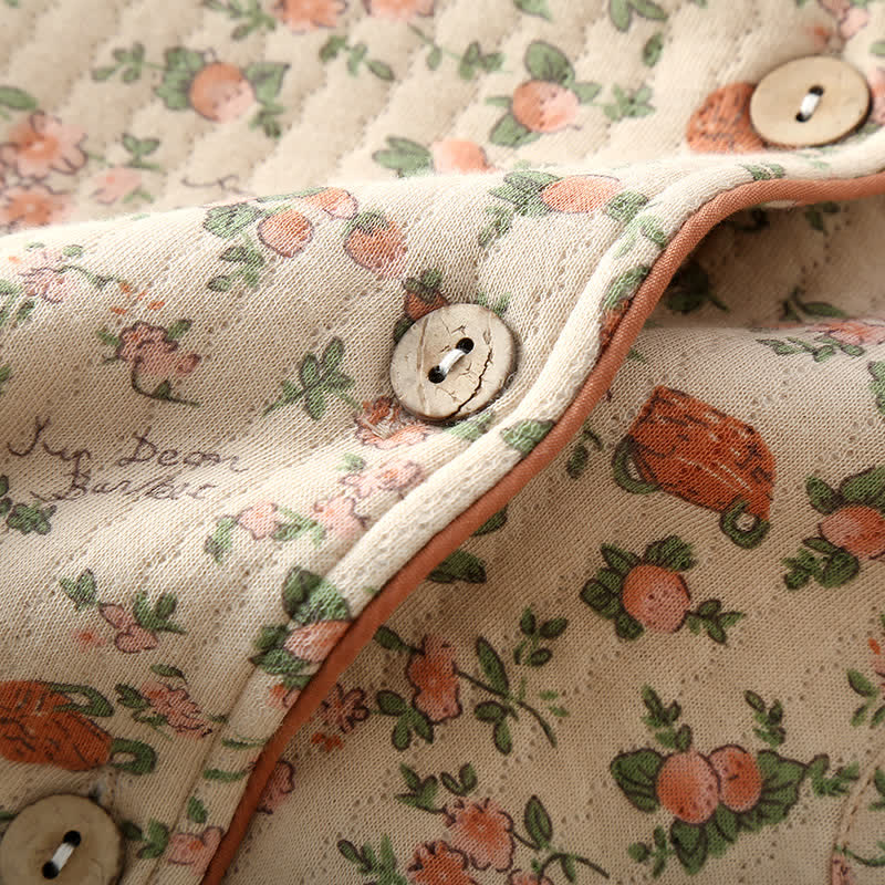 Ensemble de vêtements de détente en coton Rural Rose Air