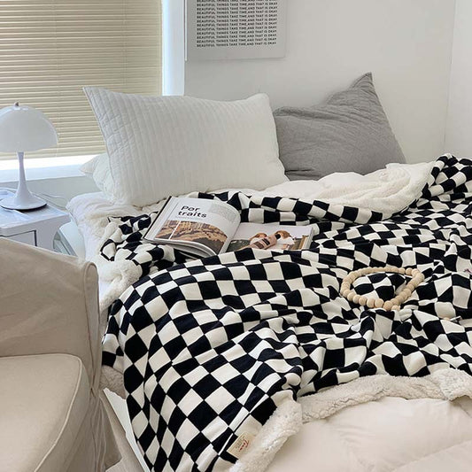 Ownkoti – Couverture réversible à damier