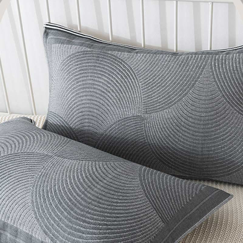 Serviette-oreiller respirante Ownkoti à rayures circulaires (lot de 2)
