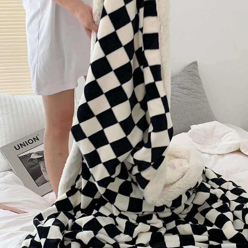 Ownkoti – Couverture réversible à damier