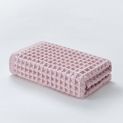 Serviettes en coton gaufré unies Ownkoti (lot de 3)