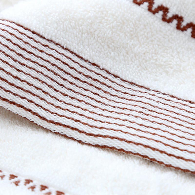 Ensemble de serviettes de bain rayées Ownkoti