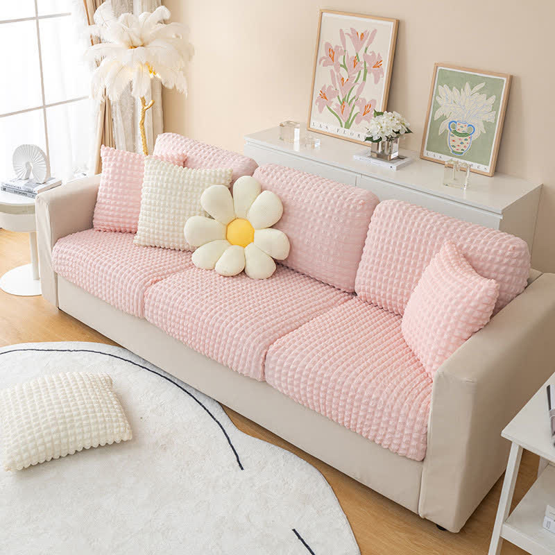 Housse de canapé extensible en seersucker Ownkoti