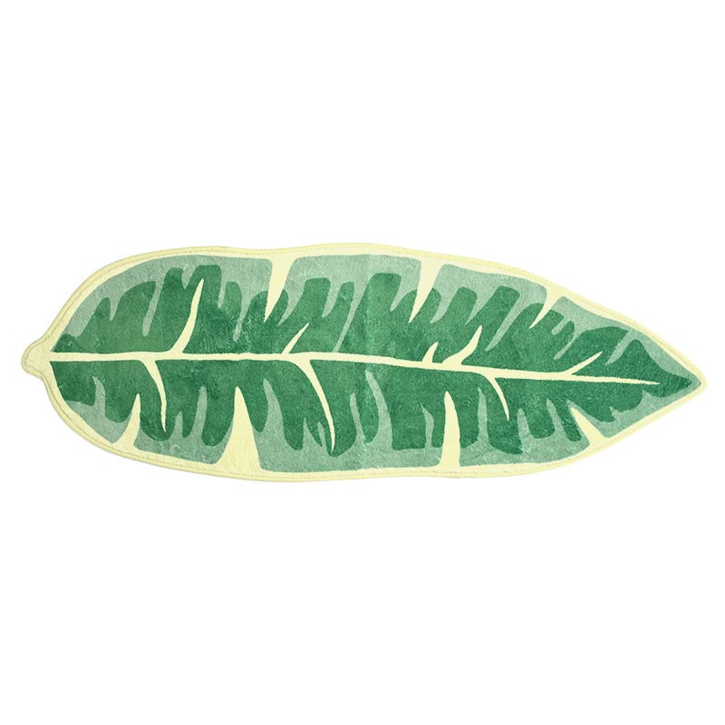 Tapis de cuisine en forme de feuille Ownkoti, paillasson pour l'entrée