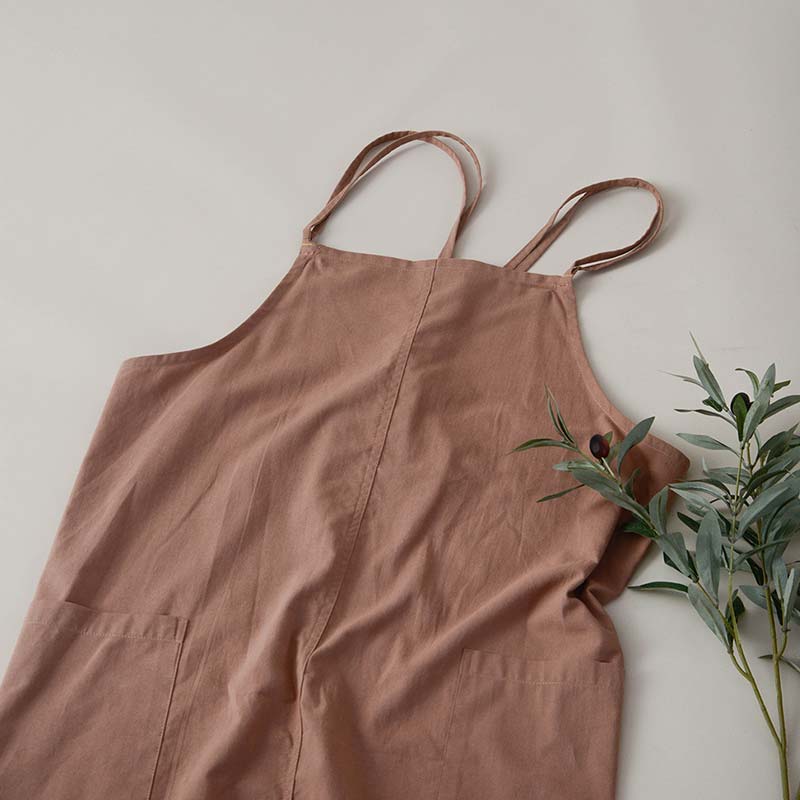 Ownkoti – Tablier en coton imperméable avec poches