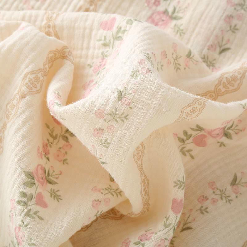 Ensemble de vêtements de détente en pur coton de style forestier