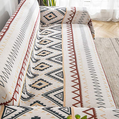 Housse de canapé réversible à motif géométrique indien Ownkoti