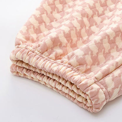 Ensemble pyjama chic en coton avec patte de boutonnage