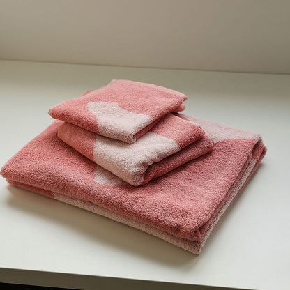 Serviette en coton respirant avec motif ours polaire