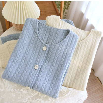 Ensemble pyjama col rond Simple Air Cotton