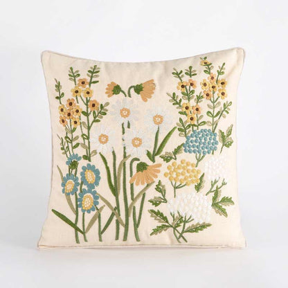 Housse de coussin florale vintage Ownkoti
